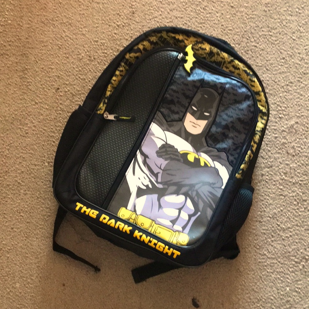 The Dark Knight backpack for little boy